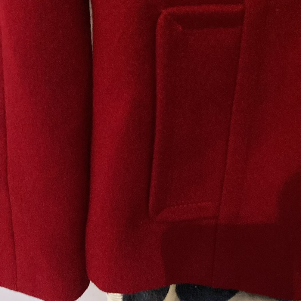 Red pea coat - Picture 5 of 8